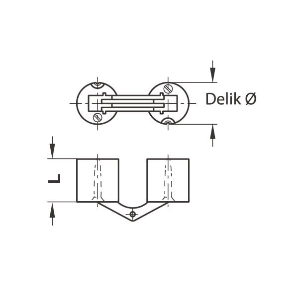 Hafele ZYSA Gizli menteşe pirinç mat 24-32mm - 2. görsel | Aras Ankastre