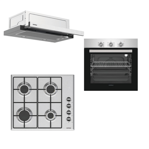 Hafele Üçlü Ankastre Set Inox - 1. görsel | Aras Ankastre